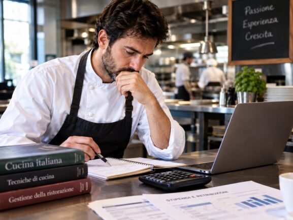 quanto guadagna uno chef in italia